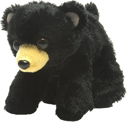 Wild Republic Black Bear Plush, Stuffed Animal, Plush Toy, Gifts for Kids, Hug’Ems 7" , Bear Black...